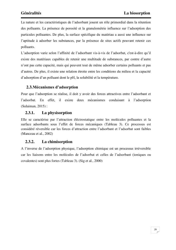 Etude de la biosorption des éléments traces métaliques (Pb2+,Cd2+,et Zn2+) sur une biomasse marine: