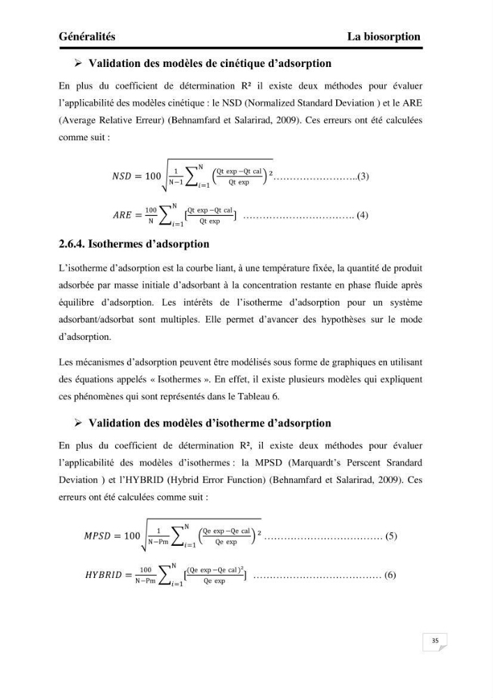 Etude de la biosorption des éléments traces métaliques (Pb2+,Cd2+,et Zn2+) sur une biomasse marine: