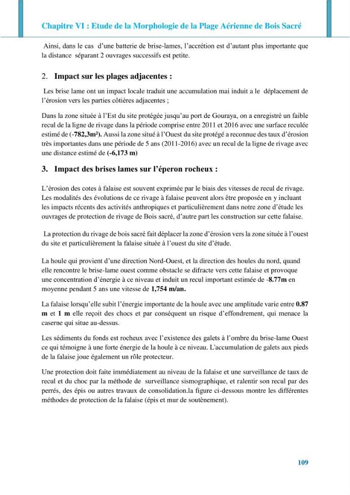 Impact des ouvrages de protection sur la morphodynamique des côtes
