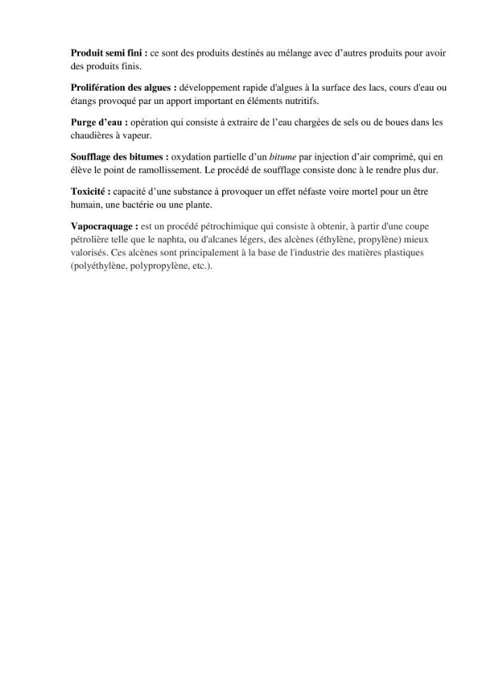 Traitement des effluents industriels liquides de la raffinerie d\'Alger: étude comparative entre l\'efficacité du foin de l\'anthracité dans le traitement des eaux