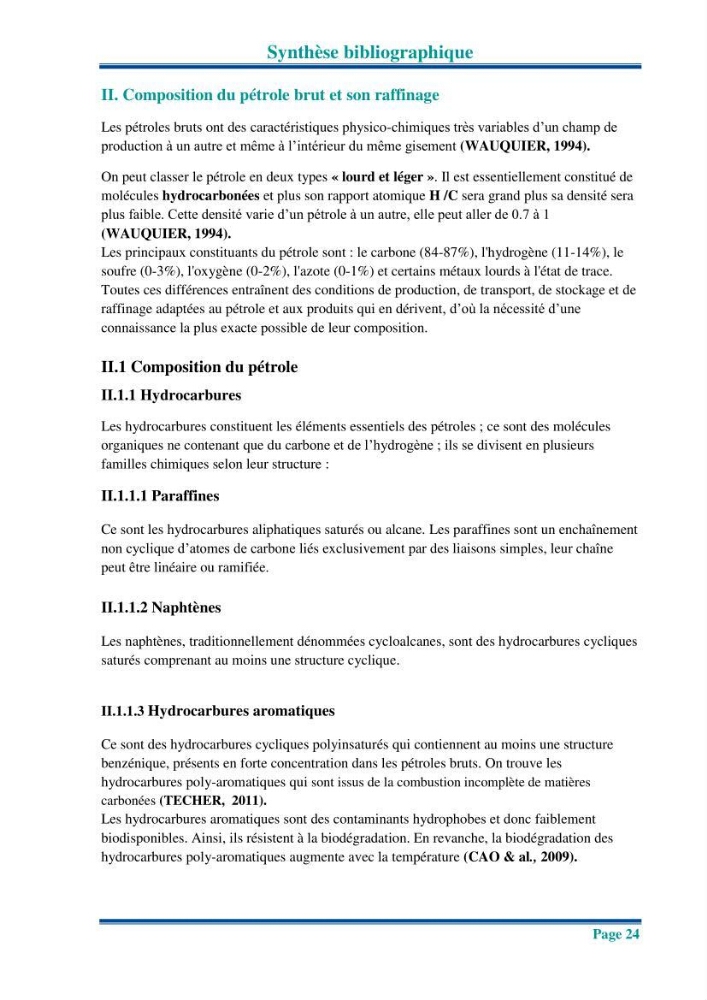Traitement des effluents industriels liquides de la raffinerie d\'Alger: étude comparative entre l\'efficacité du foin de l\'anthracité dans le traitement des eaux