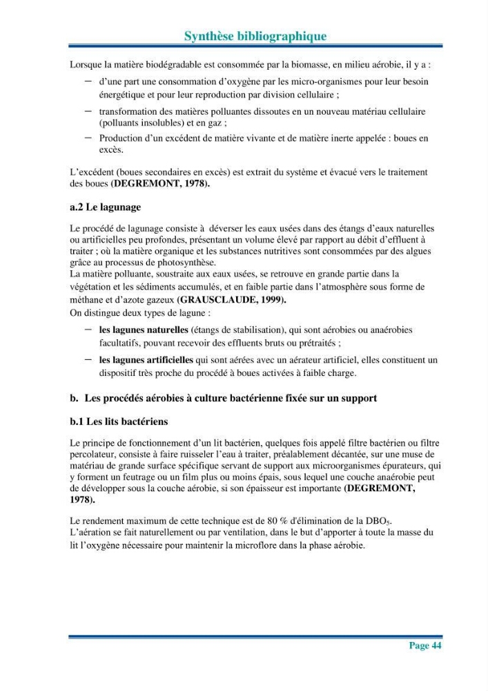 Traitement des effluents industriels liquides de la raffinerie d\'Alger: étude comparative entre l\'efficacité du foin de l\'anthracité dans le traitement des eaux