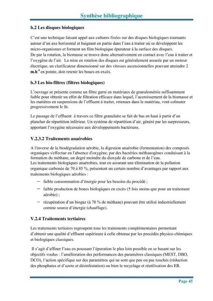 Traitement des effluents industriels liquides de la raffinerie d\'Alger: étude comparative entre l\'efficacité du foin de l\'anthracité dans le traitement des eaux