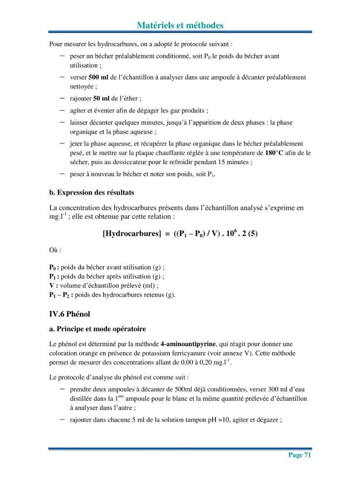 Traitement des effluents industriels liquides de la raffinerie d\'Alger: étude comparative entre l\'efficacité du foin de l\'anthracité dans le traitement des eaux