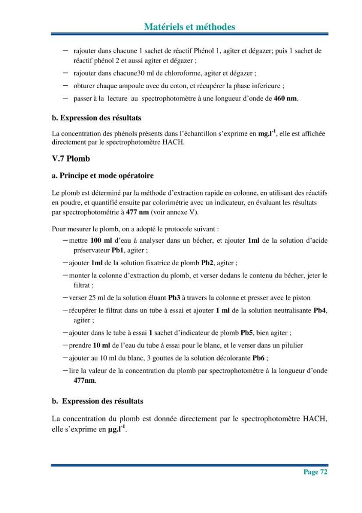 Traitement des effluents industriels liquides de la raffinerie d\'Alger: étude comparative entre l\'efficacité du foin de l\'anthracité dans le traitement des eaux