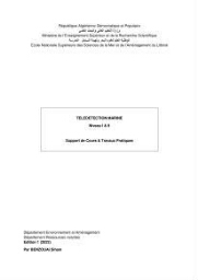 Télédetection marine: Niveau I & II, support de cours & travaux pratiques