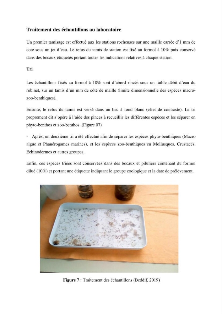 Inventaire du benthos des zones rocheuses de la région d’El Kala