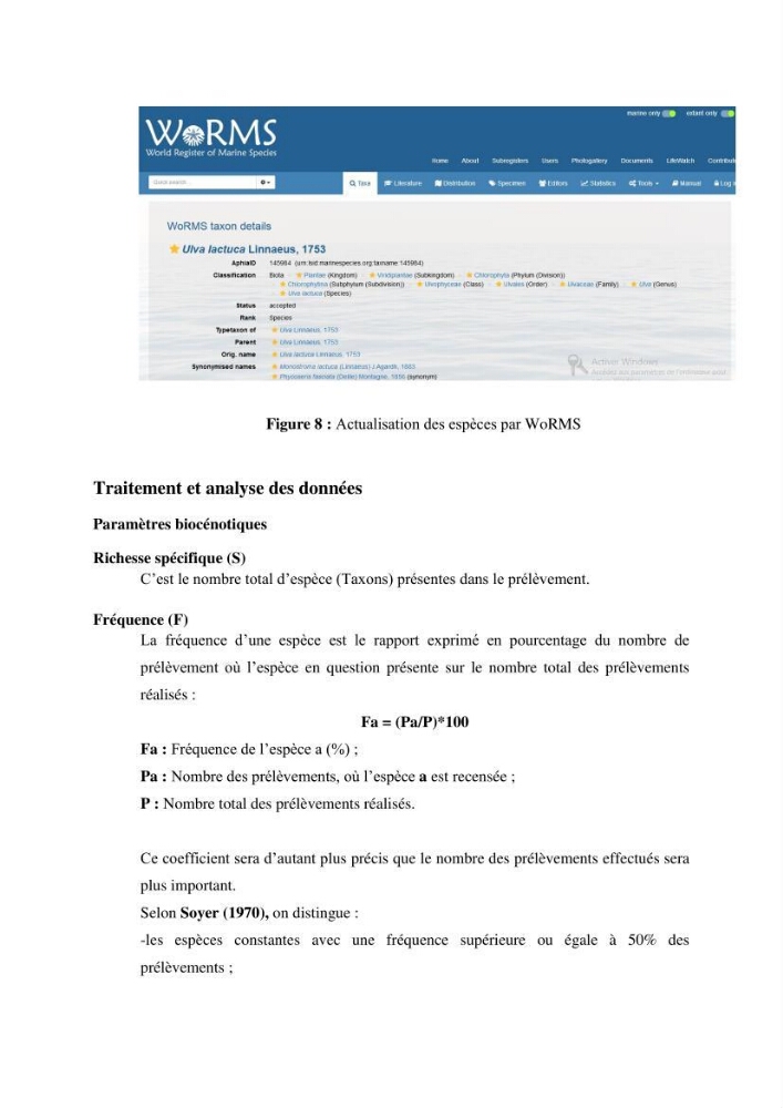 Inventaire du benthos des zones rocheuses de la région d’El Kala