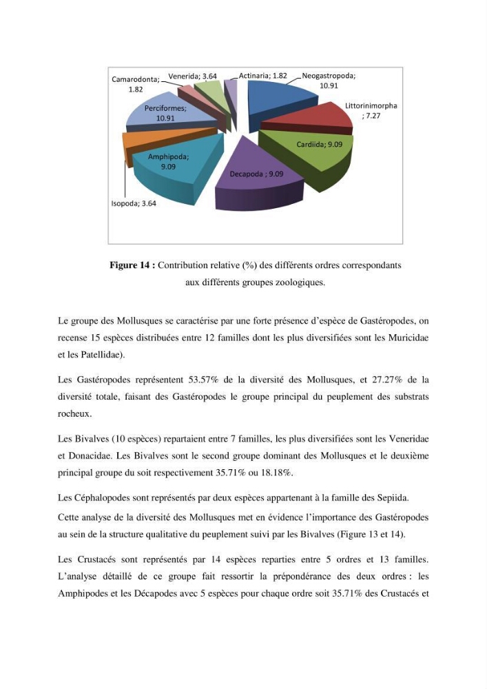 Inventaire du benthos des zones rocheuses de la région d’El Kala