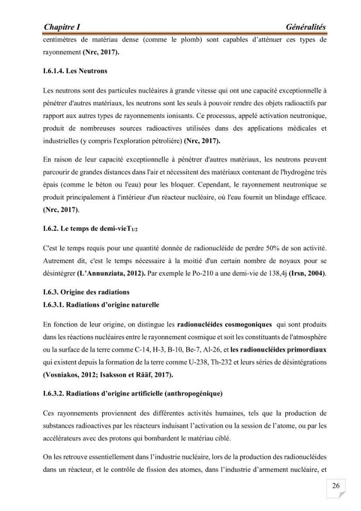 Evaluation de l’activité du Polonium-210 et niveaux des éléments de trace métalliques (Hg, Pb et Cd) dans le biote (Poissons comestibles et fruits de mer), risque sur la santé de l’homme: