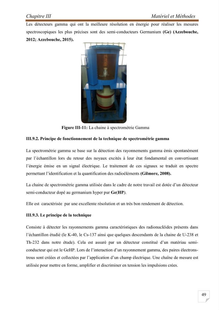 Evaluation de l’activité du Polonium-210 et niveaux des éléments de trace métalliques (Hg, Pb et Cd) dans le biote (Poissons comestibles et fruits de mer), risque sur la santé de l’homme:
