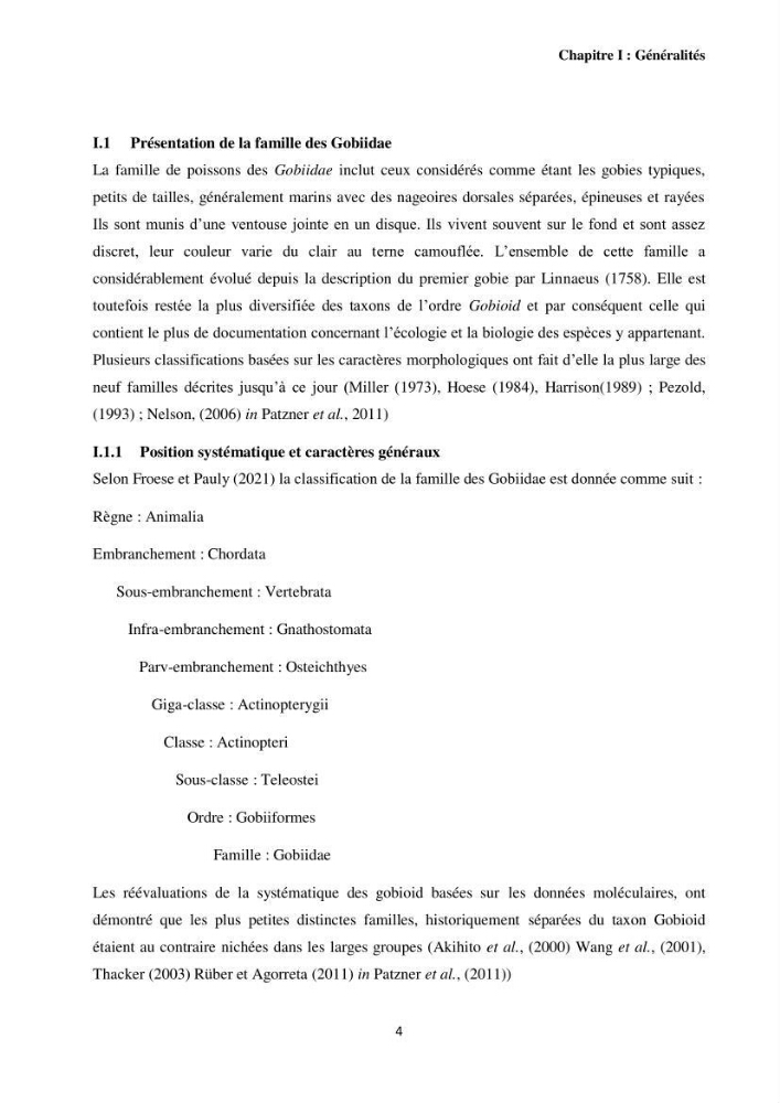 Contribution à l’étude des Gobiidae (Actinopterygii, Perciformes): inventaire d’espèces de quelques ports et plages de la côte algérienne.