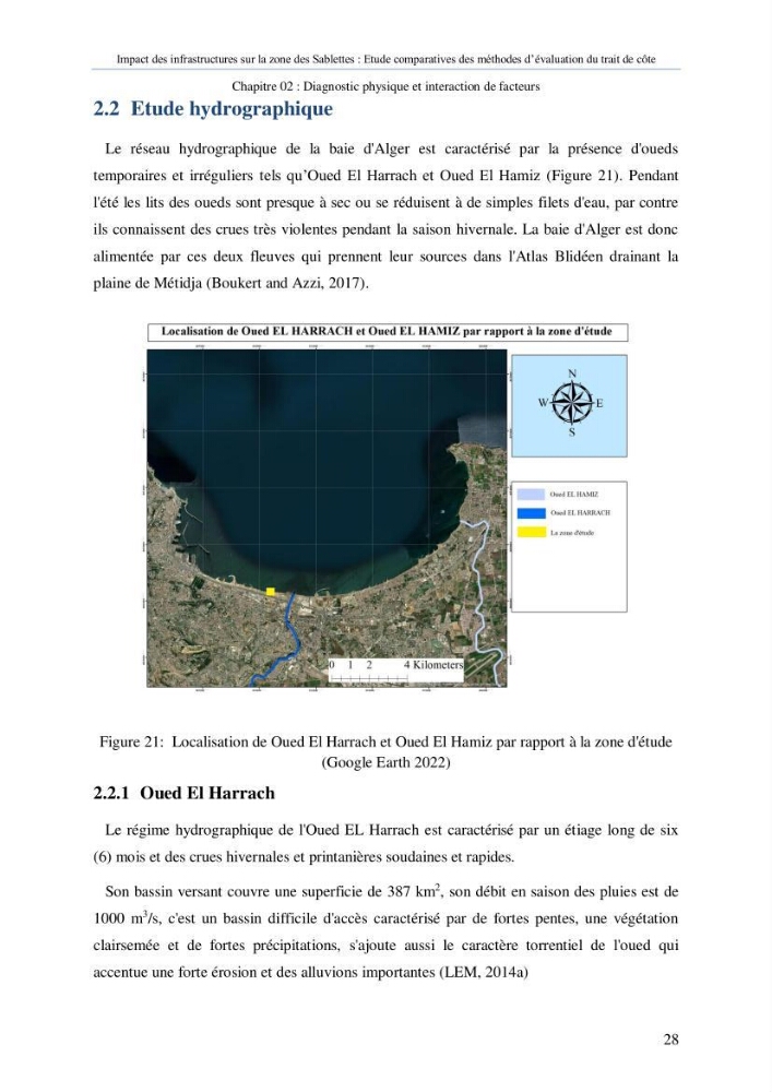 Impact des infrastructures sur la dynamique du littoral de la région de Sablettes (Piquet Blanc), étude comparative des méthodes d’évolution du trait de côte.