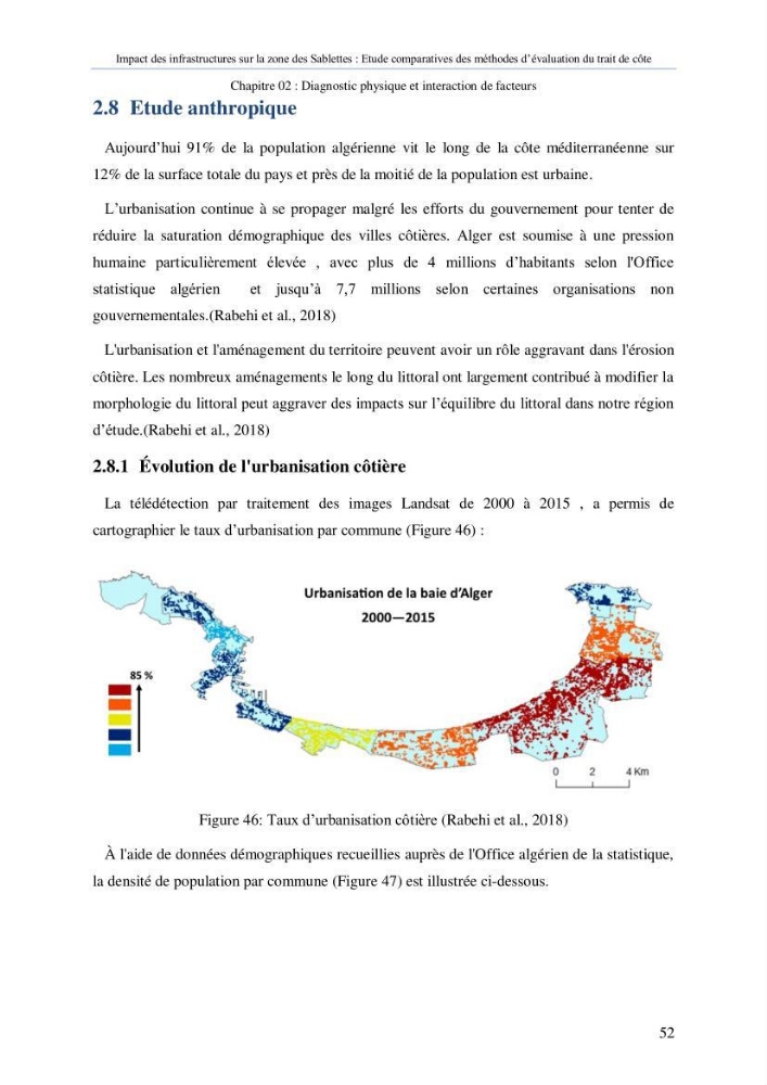 Impact des infrastructures sur la dynamique du littoral de la région de Sablettes (Piquet Blanc), étude comparative des méthodes d’évolution du trait de côte.