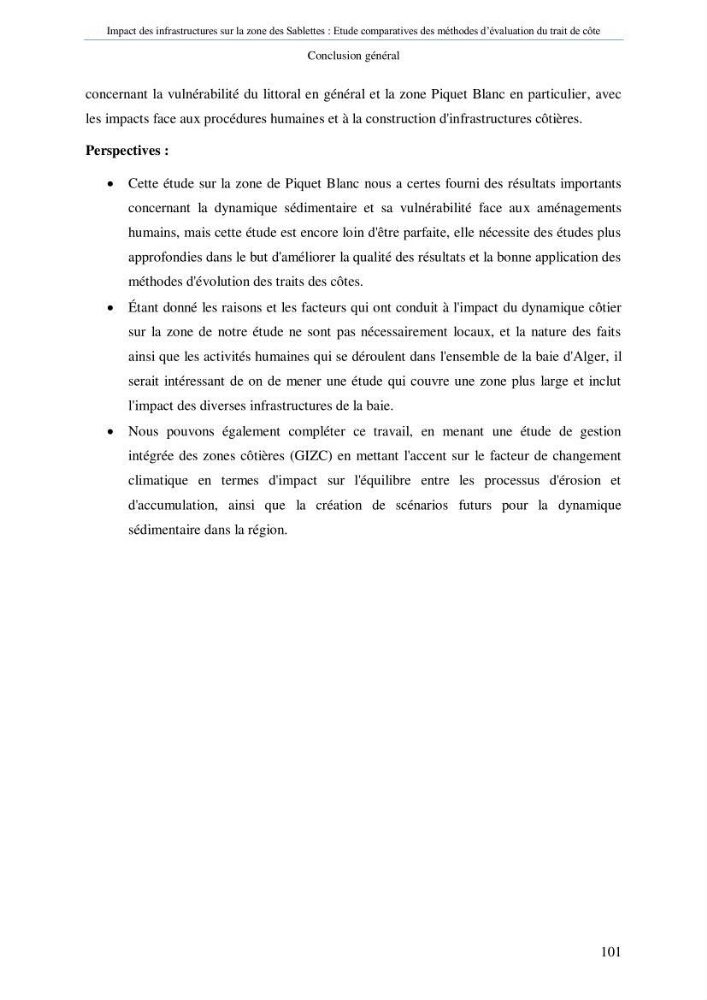 Impact des infrastructures sur la dynamique du littoral de la région de Sablettes (Piquet Blanc), étude comparative des méthodes d’évolution du trait de côte.