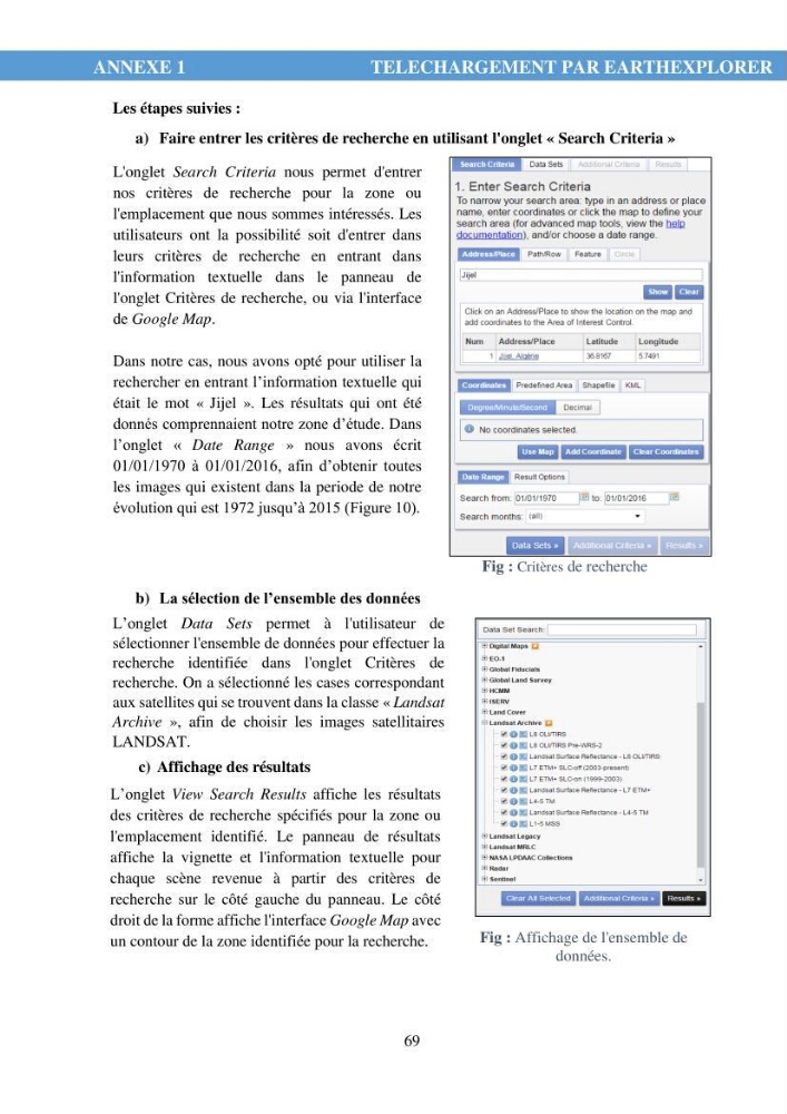 L\'évolution de l\'occupation du sol de la zone côtière du Parc National de Taza Jijel: