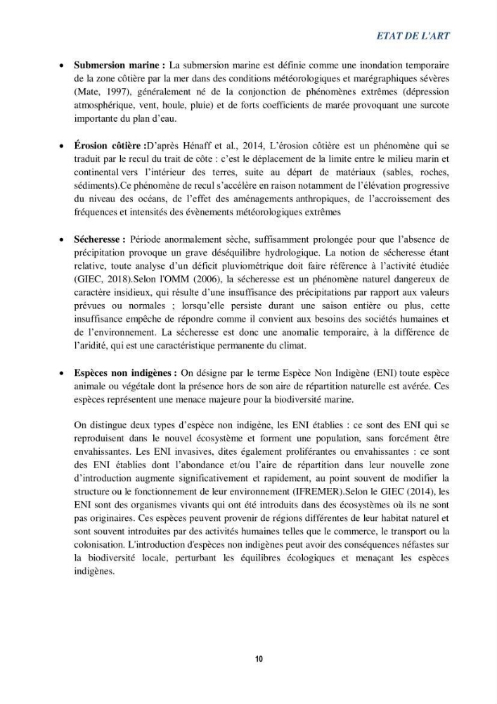 Perception des changements climatiques dans les zones côtières en Algérie