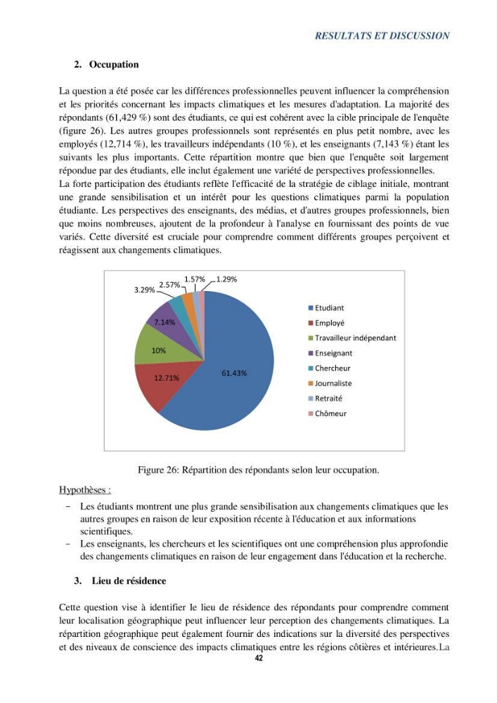 Perception des changements climatiques dans les zones côtières en Algérie