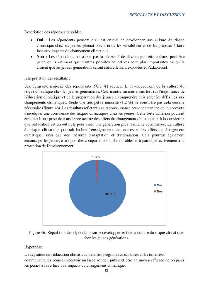 Perception des changements climatiques dans les zones côtières en Algérie