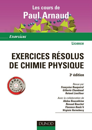 Exercices résolus de chimie physique Exercices résolus de chimie physique