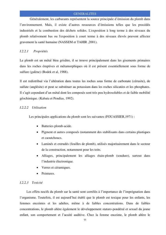 Elimination d’élément radioactif Cs* et d’élément trace métallique Pb en solution aqueuse par adsorption sur les carapaces de crevettes