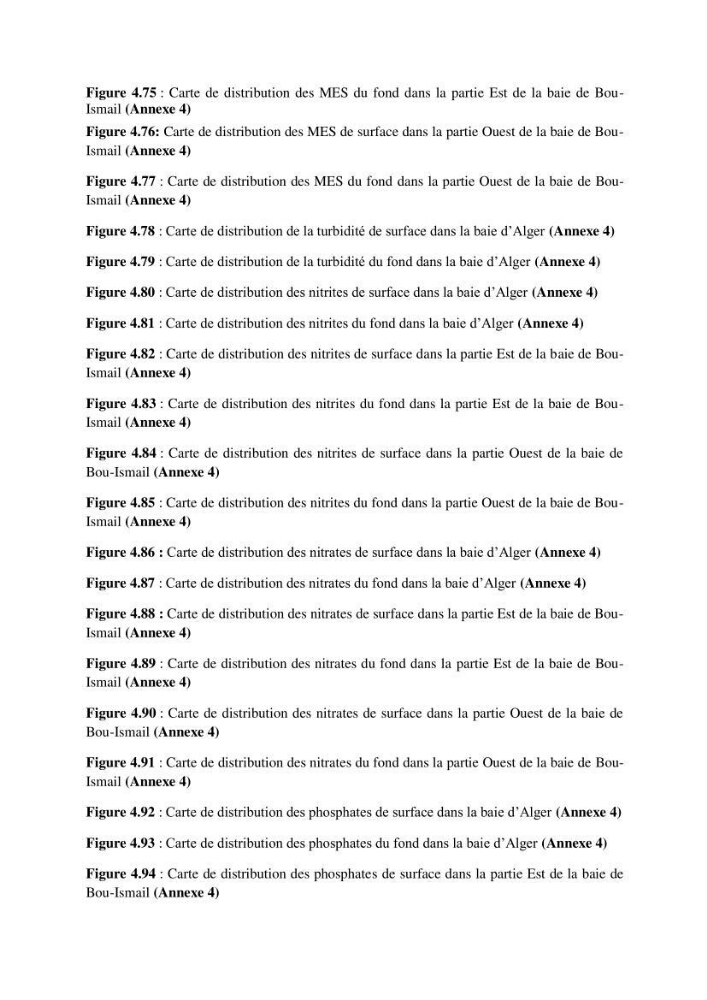Suivi des paramètres physico-chimiques et des sels nutritifs dans les eaux de l\'Algérois