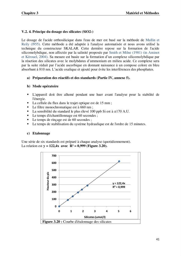 Suivi des paramètres physico-chimiques et des sels nutritifs dans les eaux de l\'Algérois