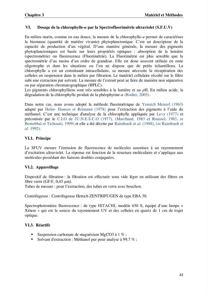 Suivi des paramètres physico-chimiques et des sels nutritifs dans les eaux de l\'Algérois
