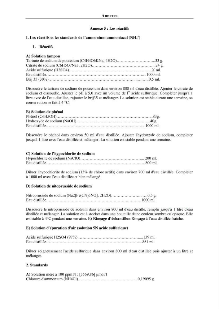Suivi des paramètres physico-chimiques et des sels nutritifs dans les eaux de l\'Algérois