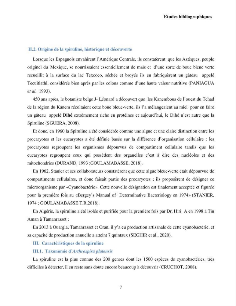Extraction et identification des pigments de micro-algues à usage alimentaire et pharmaceutique