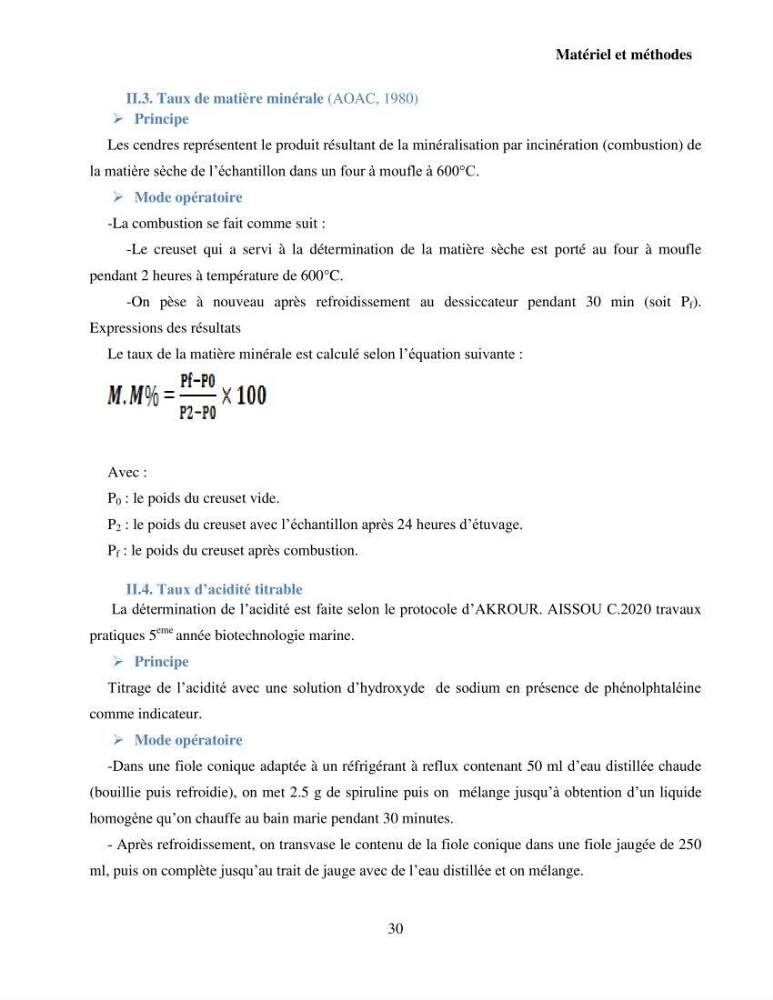 Extraction et identification des pigments de micro-algues à usage alimentaire et pharmaceutique