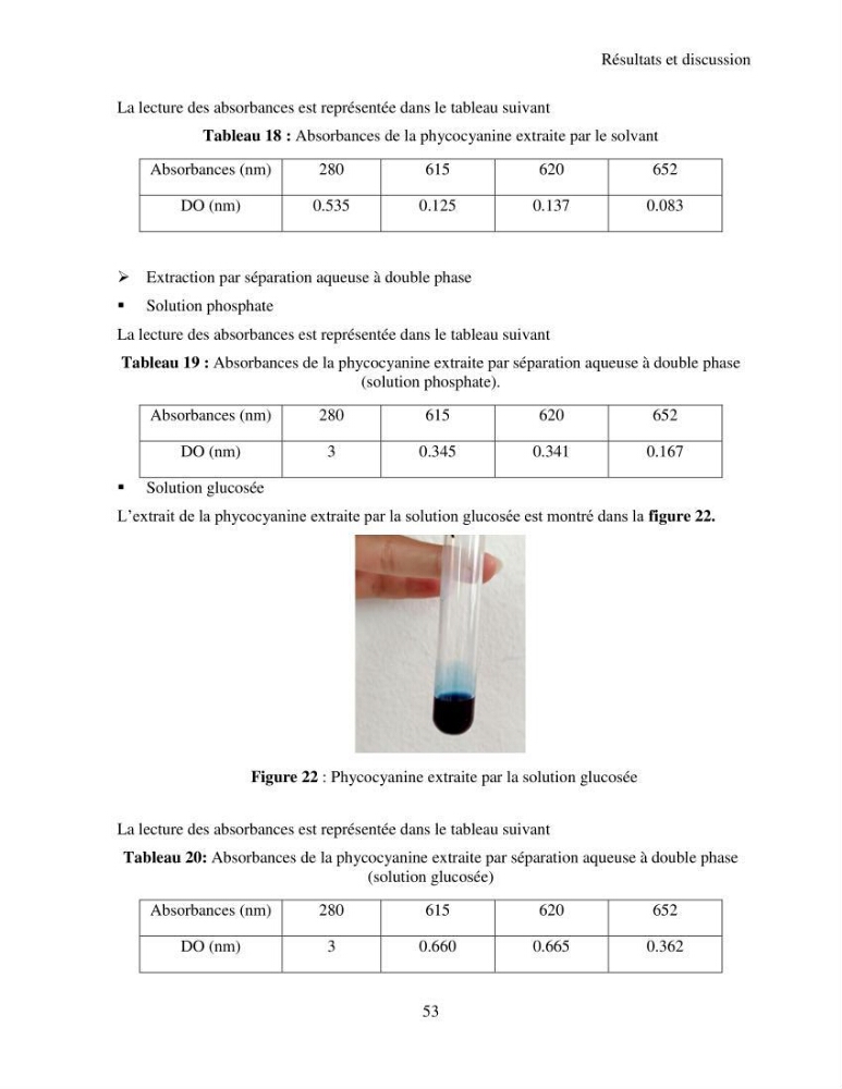 Extraction et identification des pigments de micro-algues à usage alimentaire et pharmaceutique