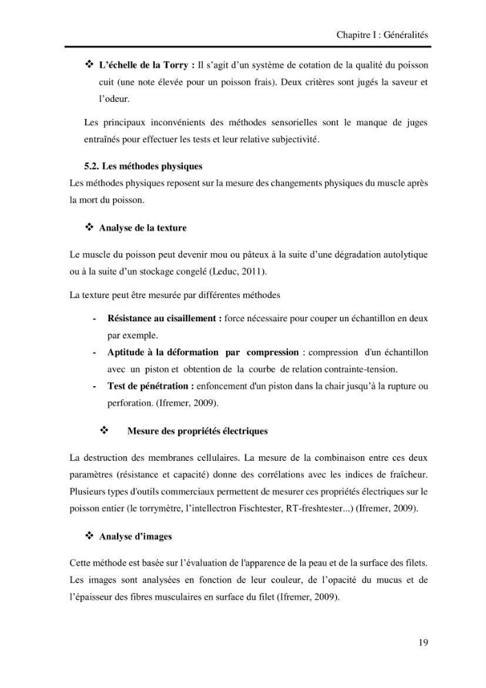 Effet des engins de pêche sur la qualité organoleptique et hygiénique de l\'allache Sardeinella aurita Valenciennes,1847 de la région centre de la côte Algérienne