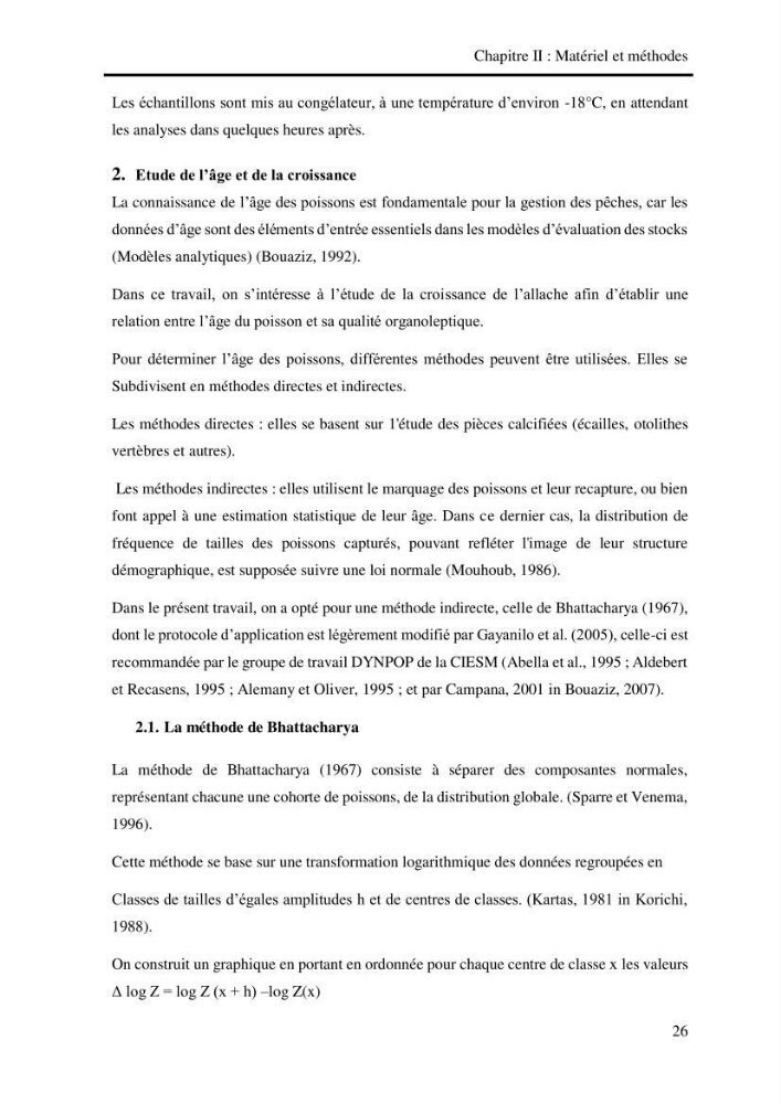 Effet des engins de pêche sur la qualité organoleptique et hygiénique de l\'allache Sardeinella aurita Valenciennes,1847 de la région centre de la côte Algérienne