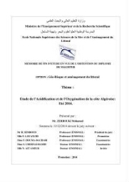 Etude de l'acidification et de l'oxygénation de la côte Algerienne