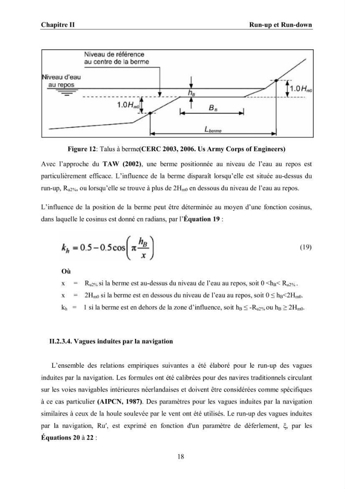 Etat de l\'art sur les différentes méthodes d\'étude du Run-up et Run-Down des vagues à la côte