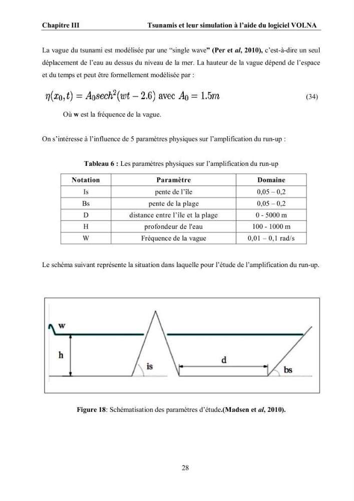 Etat de l\'art sur les différentes méthodes d\'étude du Run-up et Run-Down des vagues à la côte