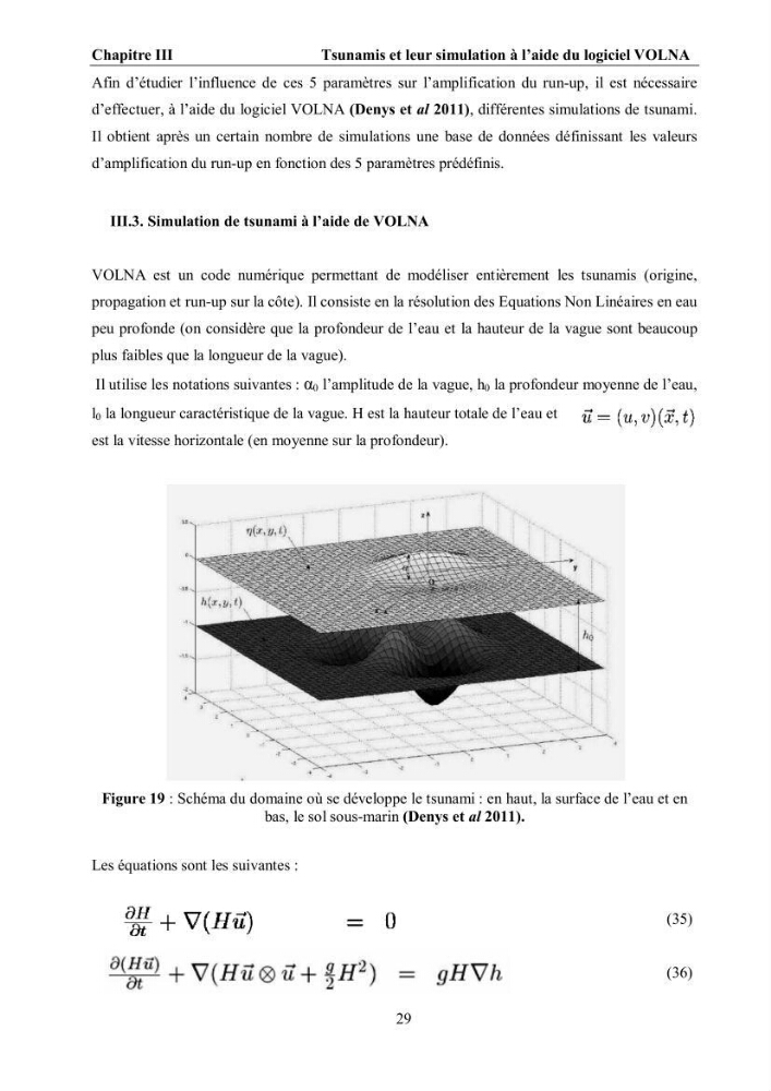 Etat de l\'art sur les différentes méthodes d\'étude du Run-up et Run-Down des vagues à la côte