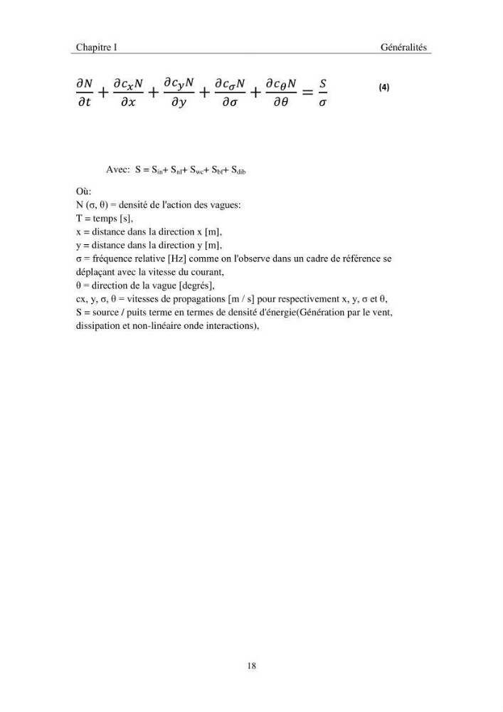 Utilisation du modèle SWAN pour la modélisation des vagues/houles: cas de béjaia
