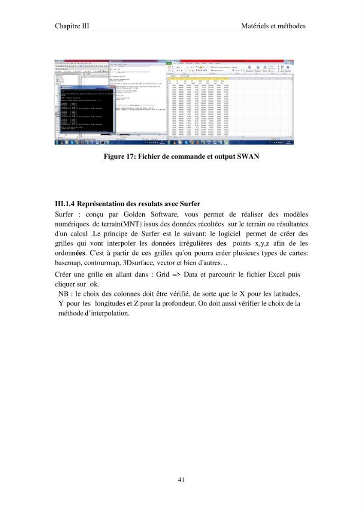 Utilisation du modèle SWAN pour la modélisation des vagues/houles: cas de béjaia
