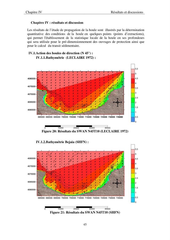 Utilisation du modèle SWAN pour la modélisation des vagues/houles: cas de béjaia