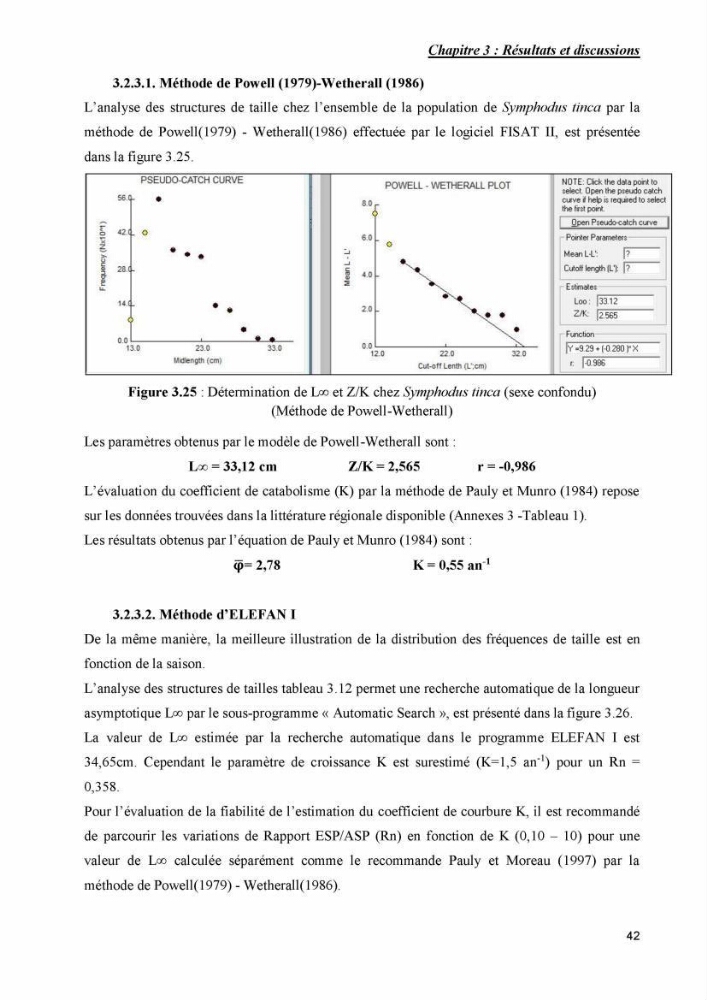 Contribution à l\'étude de la production et de la croissance de Symphodus tinca( Linnaeus, 1758).: dans la région centre Algérienne