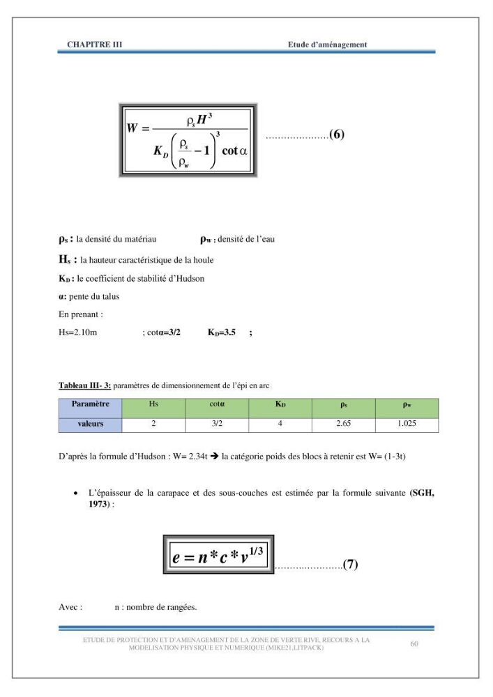 Etude de protection et d\'aménagement de la zone de Verte Rive-Bordj El Kiffan: