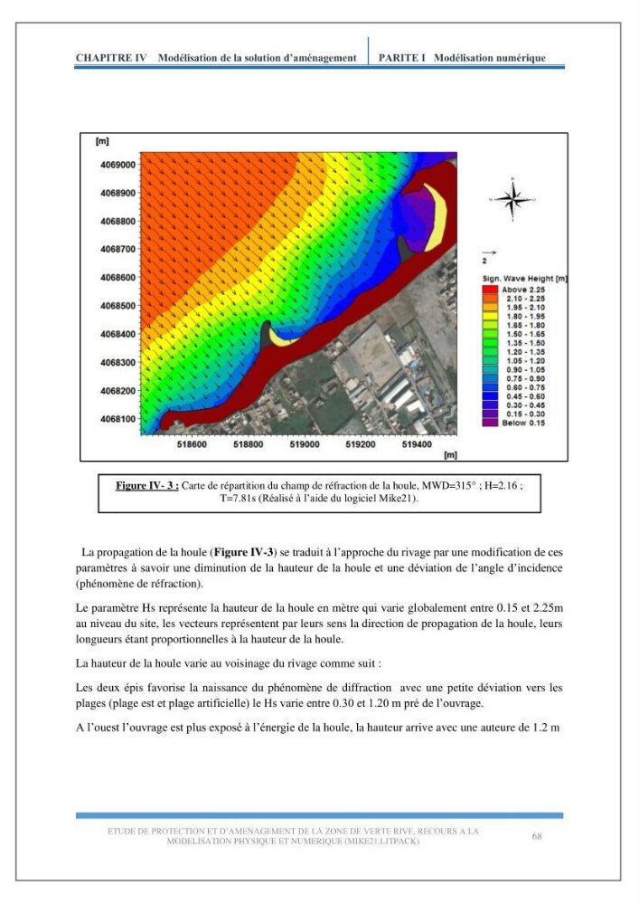 Etude de protection et d\'aménagement de la zone de Verte Rive-Bordj El Kiffan: