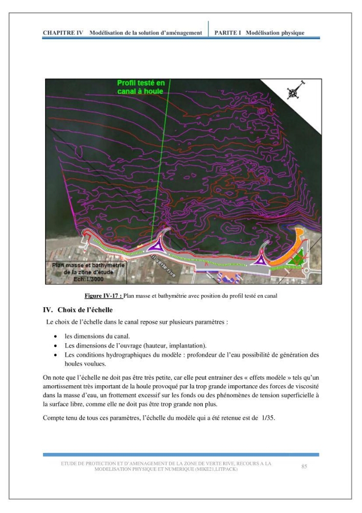 Etude de protection et d\'aménagement de la zone de Verte Rive-Bordj El Kiffan: