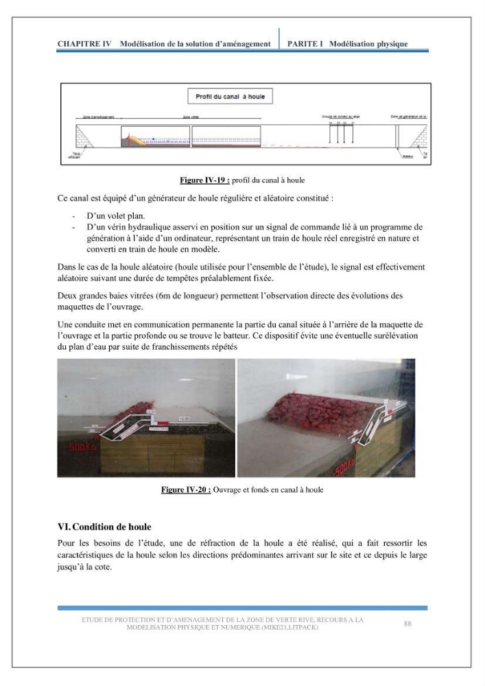 Etude de protection et d\'aménagement de la zone de Verte Rive-Bordj El Kiffan: