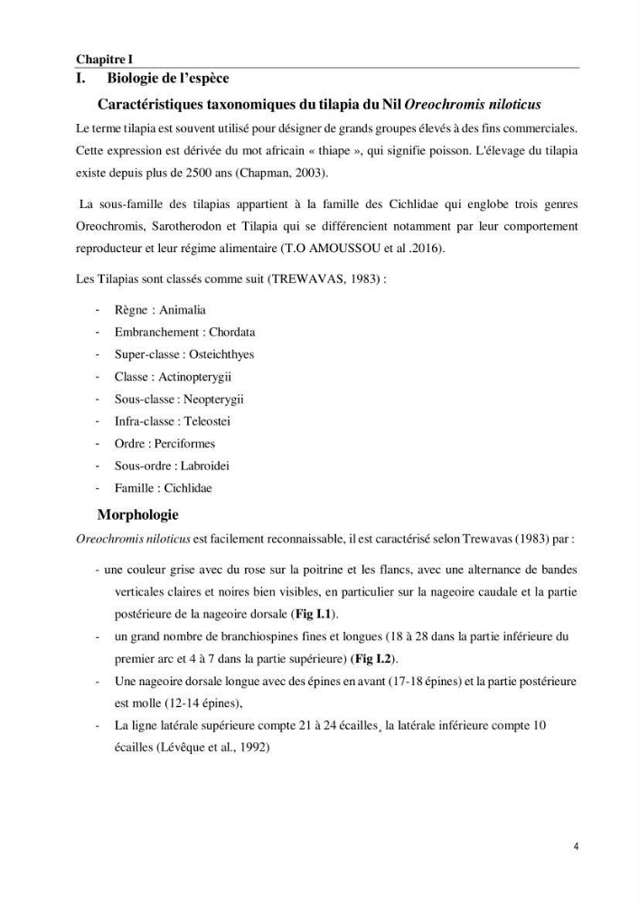 Effet de la densité d\'élevage sur les performances de production du tilapia Oreochromis sp dans un milieu contrôlé