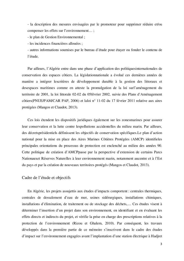 Contribution à la cartographie des habitas marins dans le cadre d\'une étude d\'impact