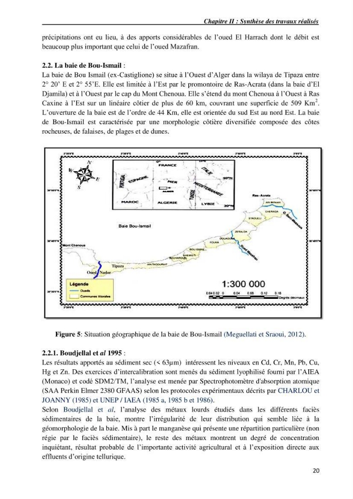 Les métaux traces dans les sédiments du littoral Algérois