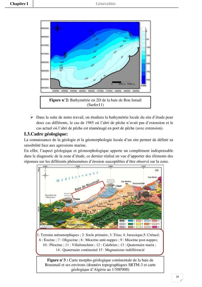 Etude hydrosédimentaire du rivage de Khemisti
